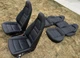 10-16 Porsche Panamera 970 Front Rear Left Right Seats Cushion Set Black OEM