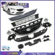 Fit 2014-2017 Mazda 6 Bumper Upper Lower Grille Panel Fog Lamp Cover Bracket Set