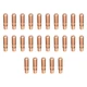 25-pk 11-30 .030" Contact Tips for Tweco Mini #1 Linc. 100L MIG Welding Gun 100A