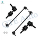 Set of 4 Front-Rear Sway Bar Link For 2004-2009 Mazda 3