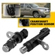 2pcs Crankshaft + Camshaft Position Sensor For Dodge Ram 1500 2002-2008 4.7L V8