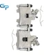 2006-10 2012-15 For Mazda 5 L4 2.3L Rear LH & RH Brake Caliper with Bracket 2PCS