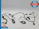 Jaguar XK X150 Rear Bumper Sensor Wiring Wire Harness Blue 07-09 OEM Paint JJX