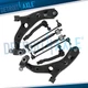 8pc Front Lower Control Arms Sway Bar Links Tie Rods for 2014-2018 Mazda 3 Sport
