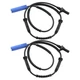 Hella Set of 2 Rear ABS Wheel Speed Sensors for Mini R58 Cooper L4 2010-2015