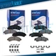 Front & Rear Ceramic Brake Pads Kit for S10 Blazer Jimmy Sonoma Hombre Bravada
