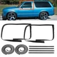 8PCS/Set Door Weatherstrip Seal Kit For 1983-1994 Chevy S10 Blazer GMC S15 Vhghu