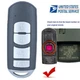 Replacement 4 Button Remote Key Fob Shell Case for Mazda 3 6 2014-2018 SKE13D-01