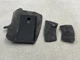 09 10 11 Porsche 911 997 Left Kick Panel Console Carpet Trim Cover Set 1619 OEM