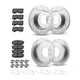 13.94" Front 13.58" Rear Drilled Disc Rotors Pad for Toyota Tundra Sequoia LX570