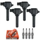 New Set of 4 Ignition Coil & NGK Spark Plug for Scion FR-S/ Subaru BRZ/Toyota 86