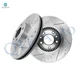 Front Drilled Slotted Brake Disc Rotors 299mm For 2006-2013 Mazda 6