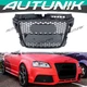 Black Honeycomb Front Bumper Grille Mesh for Audi A3 S3 8P 2009-2013