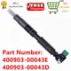 ✅Fuel Injector Fits for Delphi Bobcat Doosan D34 7256789 400903-00043E