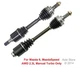 DTA Front Left Right CV Axle Pair for Mazda 6 Mazdaspeed 2.3L Turbo 2006 2007