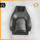 10-17 Mercedes W207 E550 E350 E400 Front Left Side Seat Cushion Upper Black OEM