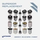 AUTOACER -20p Front Rear Control Arm Bushings Ball Joints For Land Rover LR3 LR4