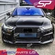 For 2016 2017 2018 Audi A6 C7 S6 Front Bumper Honeycomb Grille Grill RS6 Style