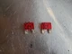 Lot of 2 50A amp Red fuse for Cadillac Ford TESTED USED OEM