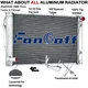 For 2009-2013 Infiniti G37 Sedan;2013-2017 Nissan 370Z 2 Rows Radiator+Condenser