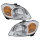 For 05-10 Cobalt & 07-09 G5 Headlight Headlamp Head Light Lamp w/Bulb SET PAIR