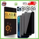 For iPhone 17 16 15 14 13 Pro Max Tempered Glass Privacy Screen Camera Protector