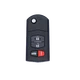 NEW FLIP KEYLESS REMOTE FOB FOR 2005-2008 MAZDA 6 RX8 MX-5 KPU41788 GS4B-67-5RY