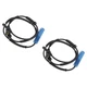 ABS Speed Sensors Set of 2 Rear Driver & Passenger Side Left Right for Mini Pair