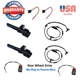 ABS speed sensor Front Rear InDifferential+Connector Fit Dodge 2010 Ram 2500 RWD