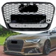 Front Radiator Grill Upper Grille For 2012-2015 Audi A6 S6 C7 RS6 Style