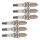 6x Iridium Platinum Spark Plugs for Jaguar XE XJ F-Pace 3.0L 93476 SILZKAR7E8S