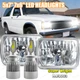 Pair 7X6 5x7 inch LED Headlight Hi/Lo  For 1982-1993 Chevy S10 Blazer Sequential