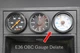 BMW E36 OBC Clock Delete Panel Gauge Mount Plate 325i 328is M3