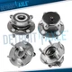 Front and Rear Wheel Hub & Bearings for 2014 2015 2016 2017 2018 Mazda 3 Sport