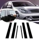 6x Gloss Black Door Pillar Posts Cover Trim For Infiniti G35 G37 Sedan 2002-2013