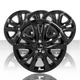 4 Black 19" Wheel Skins Hub Caps Rim Covers for Mazda 6 Grand Touring 2014-2017