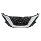 Labwork Front Upper Grille For Nissan Murano 2015-2017 2018 Chrome Black Plastic