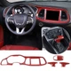  Central Control Dashboard+Gear Shift Knob Decor Cover Trim for Dodge Challenge