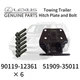 Toyota Genuine 03-21 4Runner Lexus GX470 Towing Trailer Hitch Plate & Bolt OEM