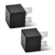 2 Pcs Automotive Multi Function Relay Compatible with V.w Audi 373 Replace 