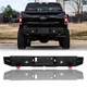 Vijay For 2015-2020 Ford F150 New Steel Rear Bumper With LED Lights&D-Rings
