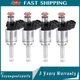 Set Of 4pcs Fuel Injectors PY0113250 FJ1288 for Mazda 6 2.5L L4 2014 2015 2016