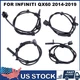 4PCS ABS Wheel Speed Sensor For Infiniti QX60 2014- 2020 For Nissan Pathfinder