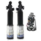 Pair Rear Air Struts Absorbers+Air Pump For BMW 740i 750i 760Li 4.4L 4.8L 6.0L