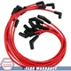 HEI Spark Plug Wires Spiral Core 45 Degree End 396-427-454-502 Red For BBC Chevy