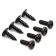 Stainless Screws for Mazda 6 License Plates (Set of 8, Black)