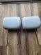 06-11 MERCEDES R350 R500 ML350 FRONT LEFT RIGHT SEAT HEADREST SET 062019