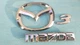 04 05 06 07 08 09 MAZDA 3 MAZDA3 HATCHBACK REAR EMBLEM LOGO BADGE SET OEM (2008)