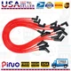 Red Ignition Spark Plug Wires Set&nbsp;For Chevy GMC Replacement 396-427-454-502