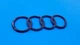 05 06 07 08 AUDI A4 SEDAN REAR BLACK EMBLEM LOGO BADGE SIGN SYMBOL USED OEM B20